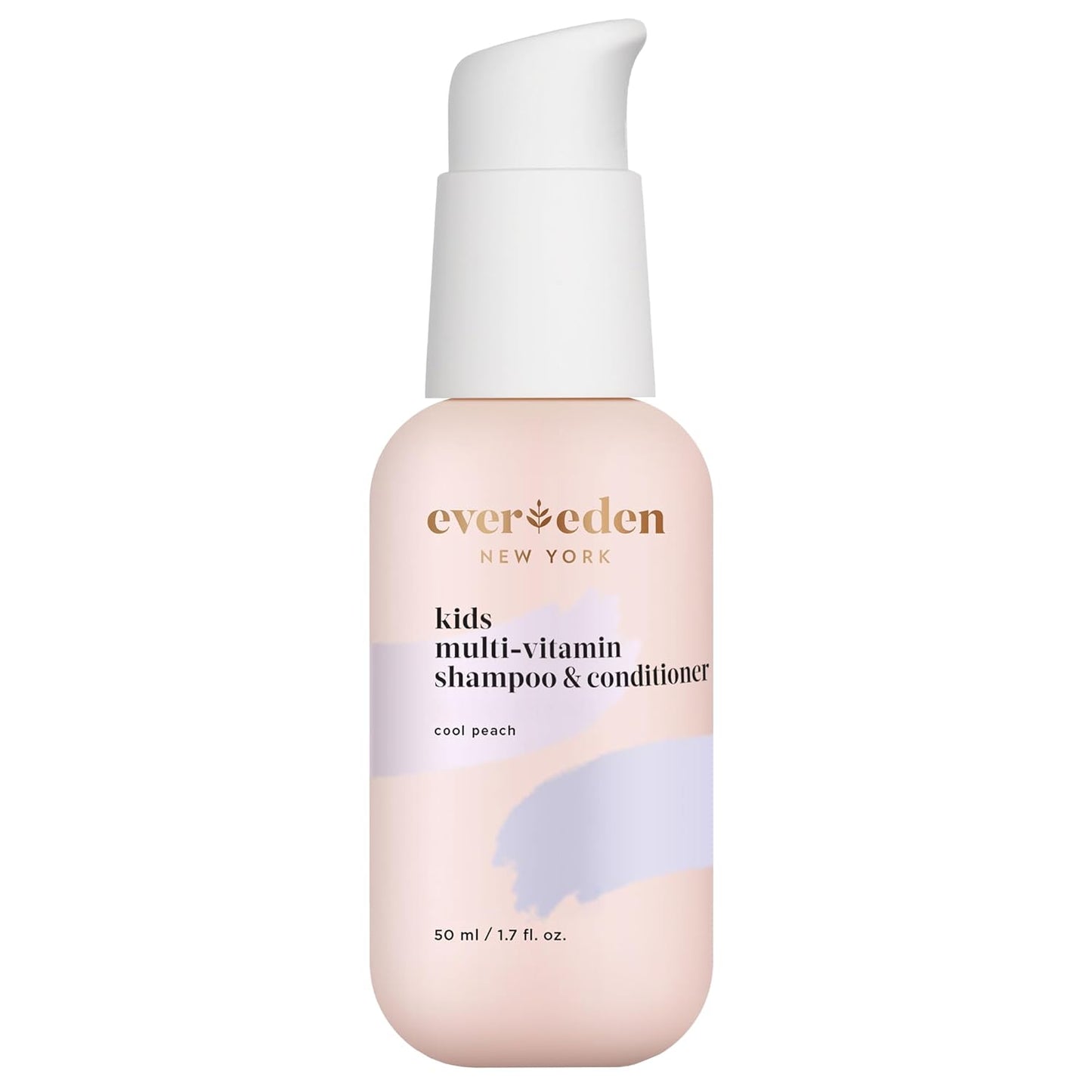 Evereden Kids Shampoo & Conditioner 2-in-1 - Cool Peach, 8.5 fl oz | Vegan, Gentle Care for Healthy Hair & Scalp