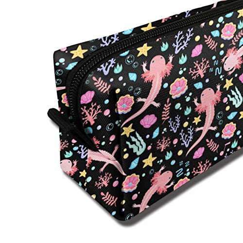 MOLIAN Axolotl Travel Makeup Bag - Variant 4 Cosmetic Organizer Zipper Pouch