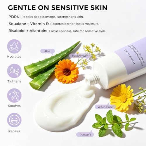 Facial Hair Removal Cream for Women - Painless & Gentle 3.38oz