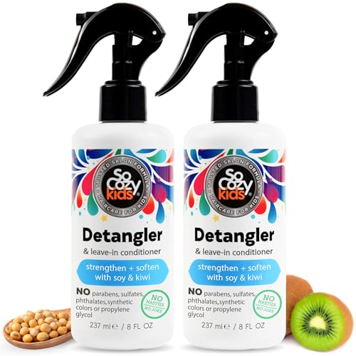 SoCozy 2-in-1 Detangler & Leave In Conditioner Spray 16 Oz - Kids Hair Care