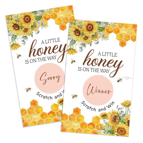 50 Pack Scratch-Off Game Cards for Baby Shower & Parties