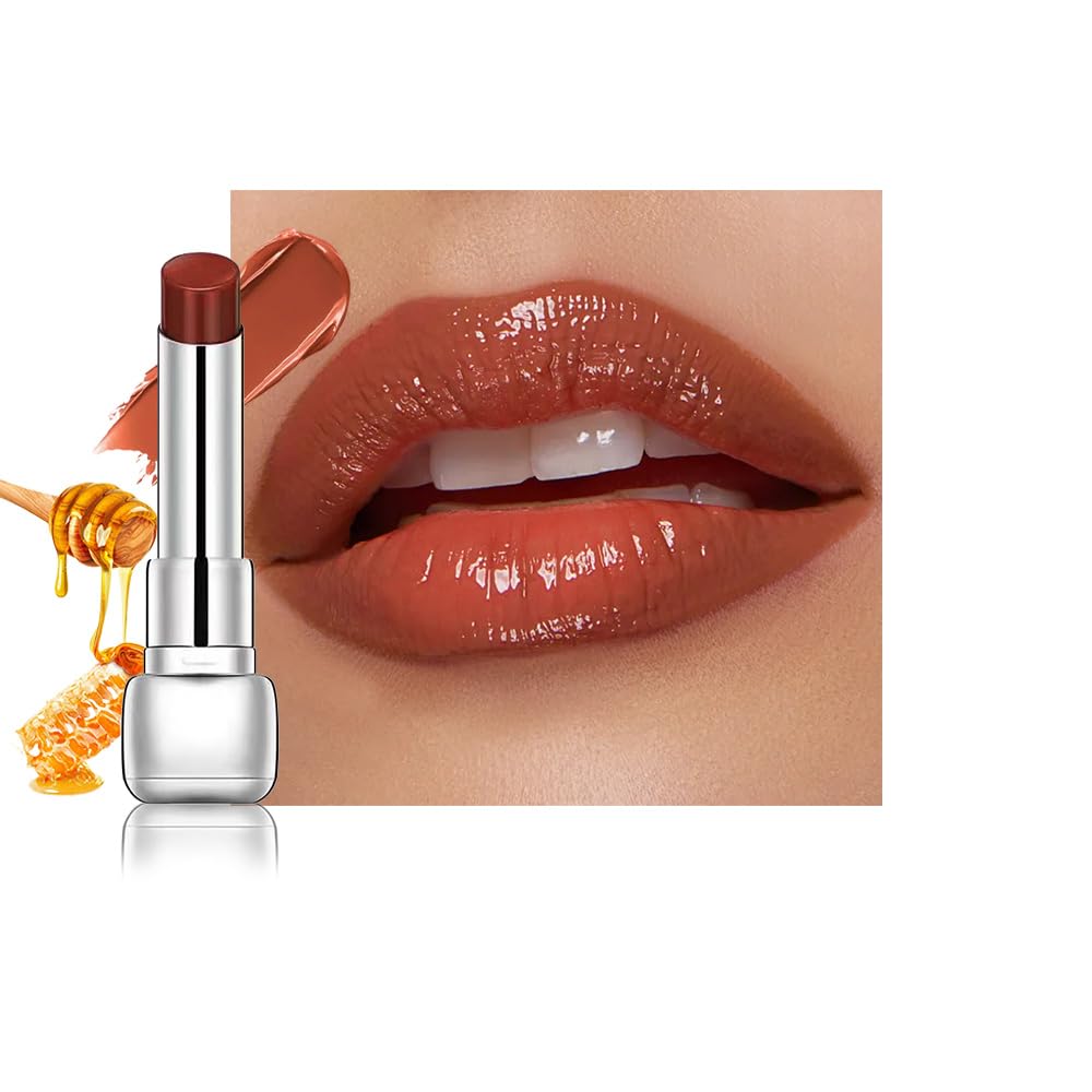Moisturizing Butter Lipstick for Women - Nourishing Vegan Lip Balm | 2-Pack Rose & Brown Black
