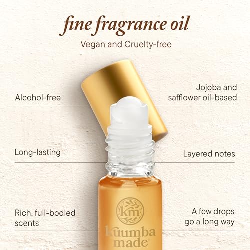 Kuumba Made Amber & Sandalwood Roll-On Fragrance Oil 0.15 Fl Oz