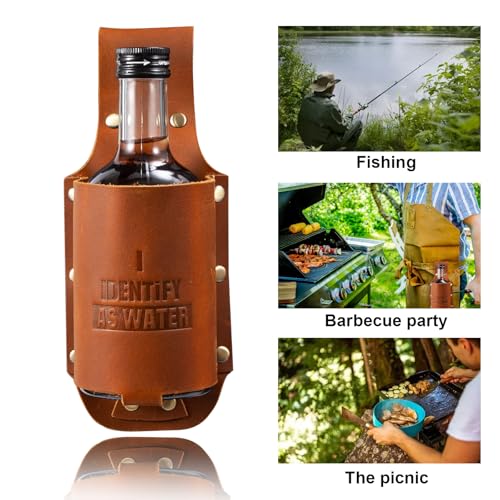 Premium Leather Beer Holder | Unique Gifts for Beer Lovers
