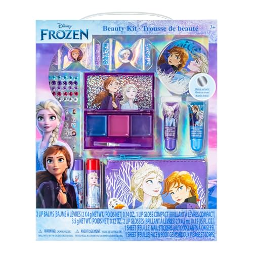 Disney Frozen Makeup Set for Kids - Lip Gloss, Hair Accessories & Purse