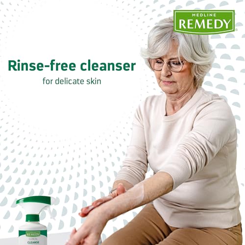Medline Remedy No-Rinse Cleansing Body Lotion Spray - 8 Oz