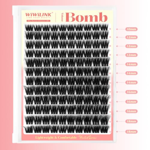 WiWiLINK Volume Bomb Lash Clusters Kit 10-18mm - Volume Bomb-Kit