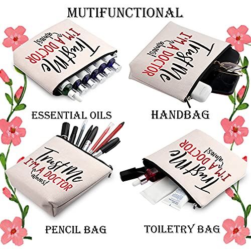 Doctor Graduation Makeup Bag - Trust Me I'm Almost A Doctor