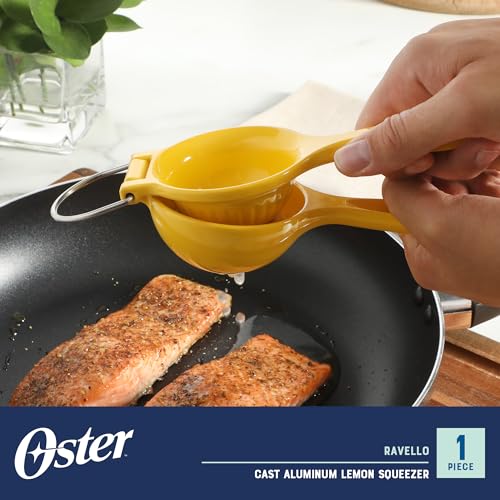 Oster Ravello Manual Lemon and Lime Squeezer - Durable Citrus Juicer