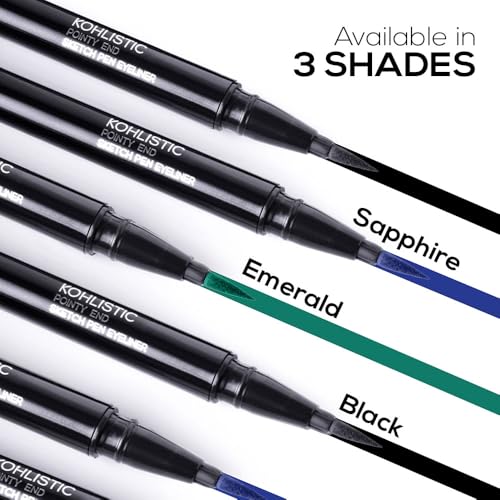 RENEE Black Pointy End Sketch Pen Eyeliner - Smudge Proof & Waterproof