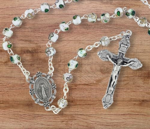 Miraculous Medal Centerpieces - Pack of 2 Silver Rosary Supplies