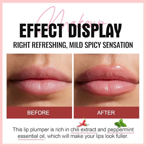 Erinde Natural Lip Plumper Gloss - Ultra-Hydrating & Volumizing