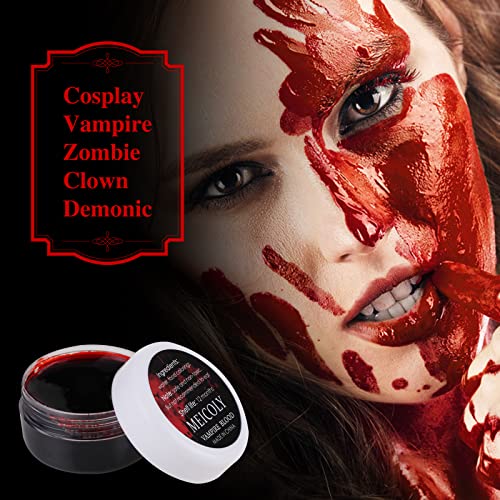30g Coagulated Blood Gel for SFX Makeup with Stipple Sponge