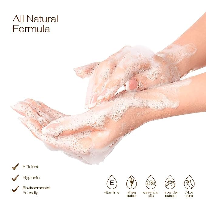 Moisturizing Foaming Hand Soap 10-Pack | Alcohol-Free Citrus Blend with Aloe Vera & Essential Oils - Lemon, Orange, Lime, Grapefruit, Black Cherry Fragrances