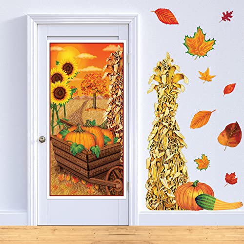 Beistle 30-Inch Fall Decorative Door Cover for Autumn