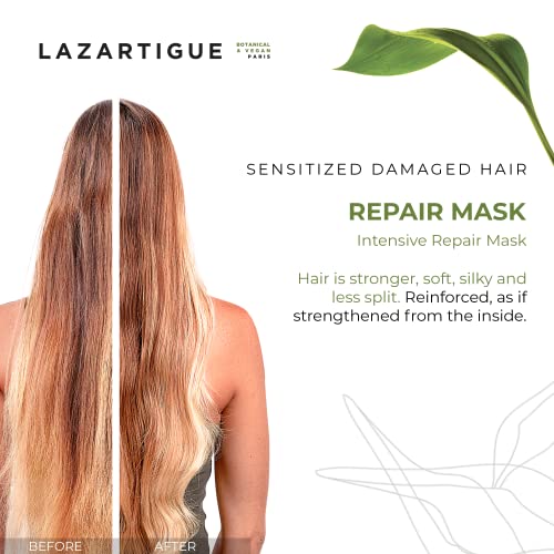 Lazartigue Repair Hair Mask - Vegan Keratin Treatment for Damaged Hair