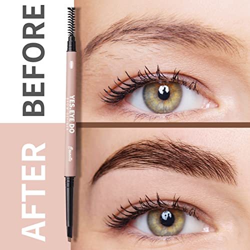 YES.EYE DO Light Grey Eyebrow Pencil for Mature Brows - Waterproof Formula
