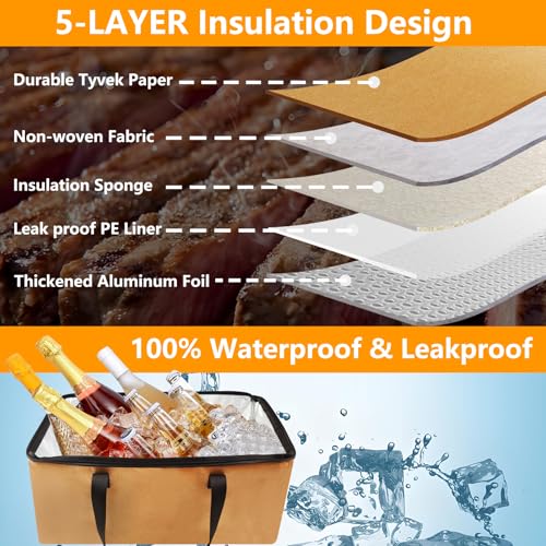 BBQ Meat Resting Blanket - 5-Layer Insulated Smoker Bag