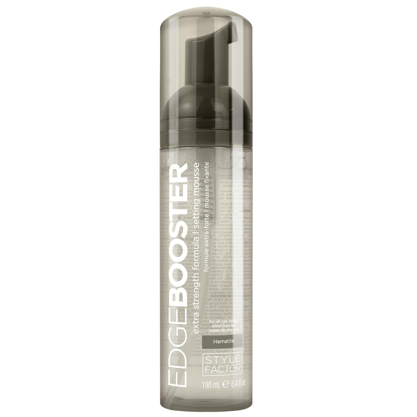 Style Factor EDGE BOOSTER Mousse - Extra Strength Frizz Control & Volume | 6.4oz Morganite for Curly Hair