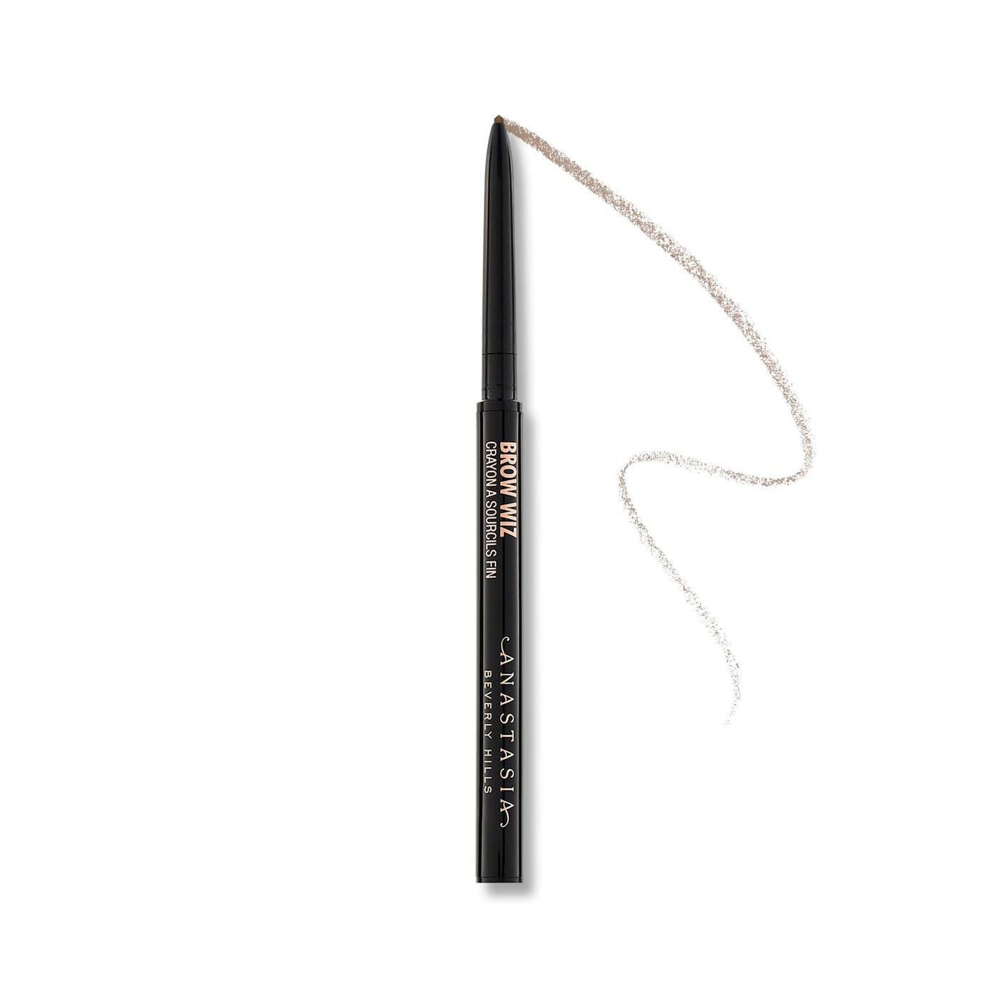 Anastasia Beverly Hills Mini Brow Wiz - Ultra-Slim Retractable Eyebrow Pencil for Precision Hair-Like Strokes | Travel Size