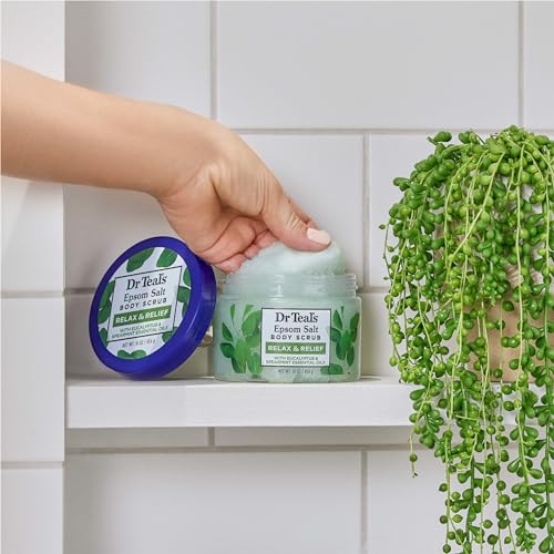 Dr Teal's Eucalyptus & Spearmint Epsom Salt Body Scrub 16 oz Pack of 3