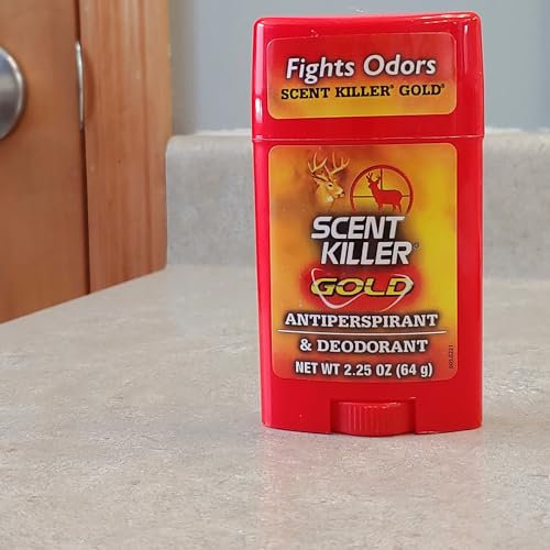 Wildlife Research Center Scent Killer Gold Antiperspirant Deodorant 2.25 oz - Unscented Hunting Scent Control Stick