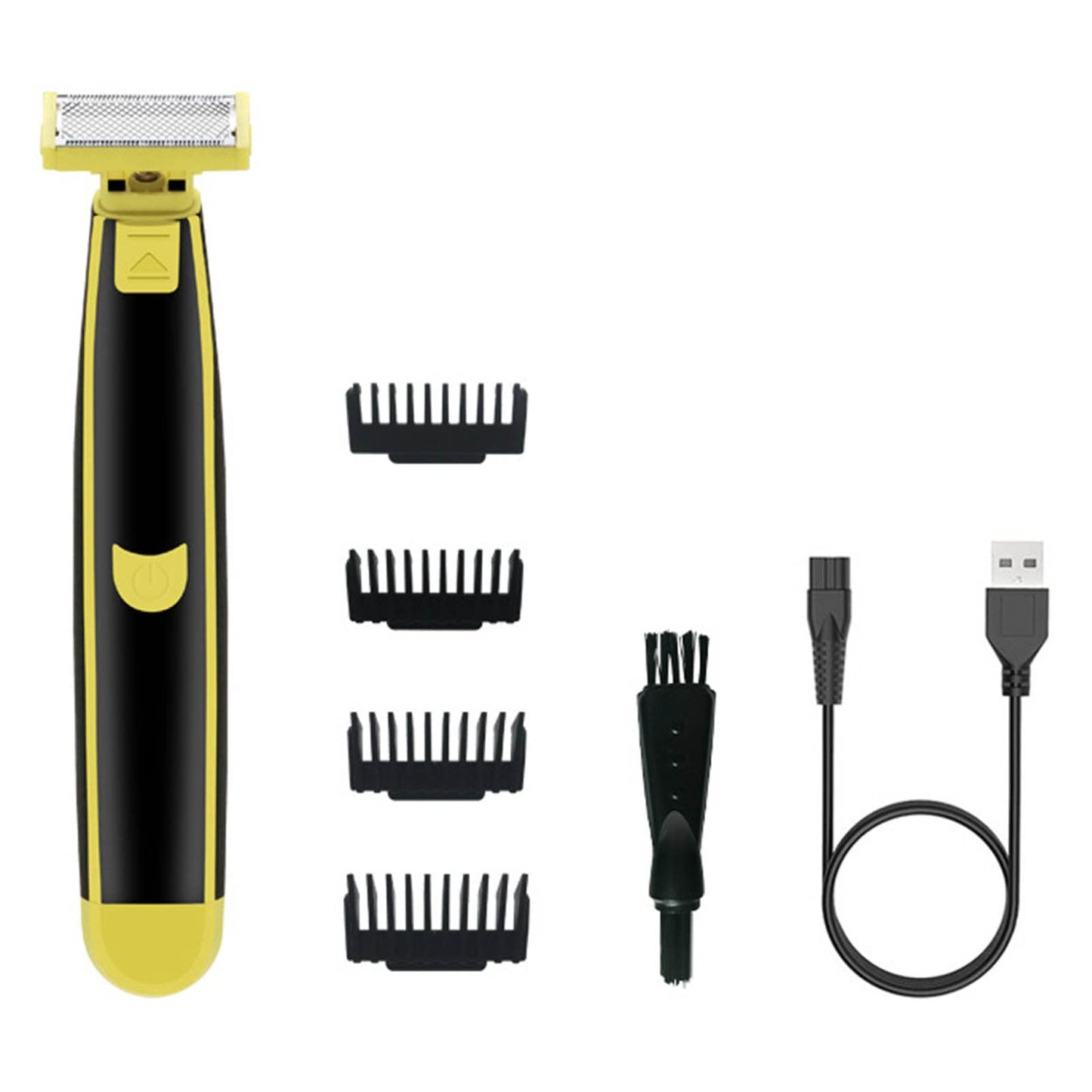 Beard Trimmer and Shavers for Men, Wet and Dry Full Body Shaver with 4 Combs, Rechargeable Mens Electric Razors for Shaving Face, Beard, Hair and Body, Gifts for Men