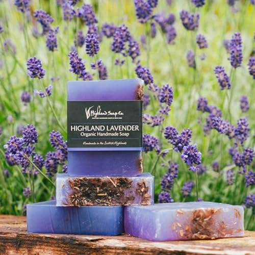 Highland Soap Co. Handmade Organic Lavender Bar Soap, 5.3oz