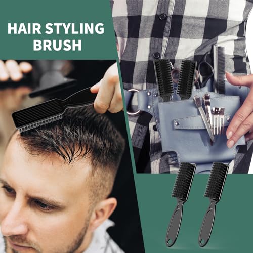10-Pack Barber Clipper Cleaning Brushes - Nylon Hair Styling Tools