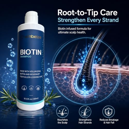 Biotin & Rosemary Shampoo for Thinning Hair - 10.15 fl oz