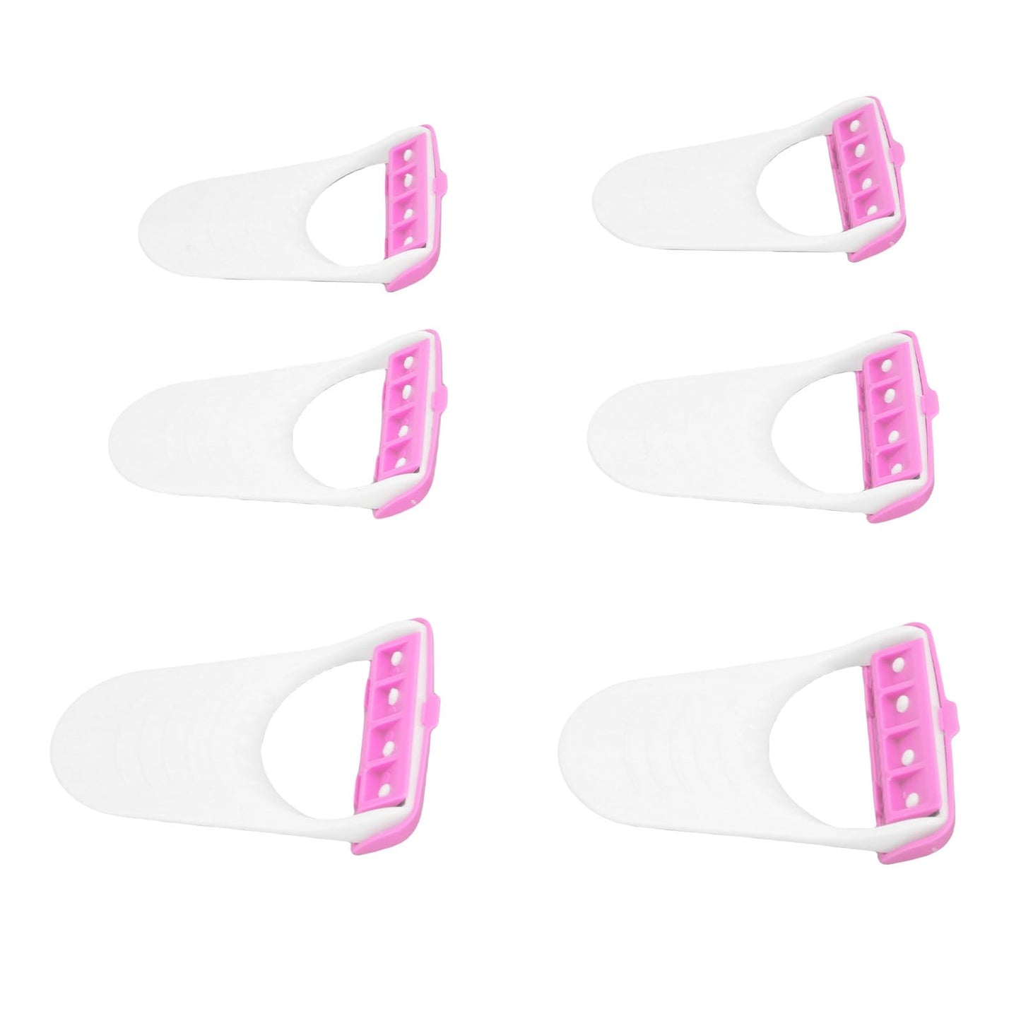 Horse Clippers 6-Piece Set with Protective Covers, Portable Grooming Tools for Pet Care and Trimming, Easy to Use and Durable, Perfect for Horse Grooming and Maintenance (Pink)