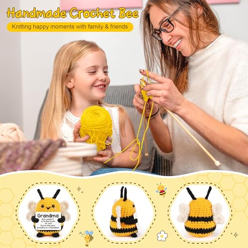 Handmade Crochet Bee Gift for Grandma - Heartfelt Keepsake