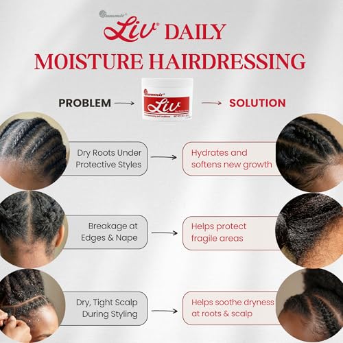 LIV Summit Creme Hairdressing & Conditioner for Textured Hair, 8 oz