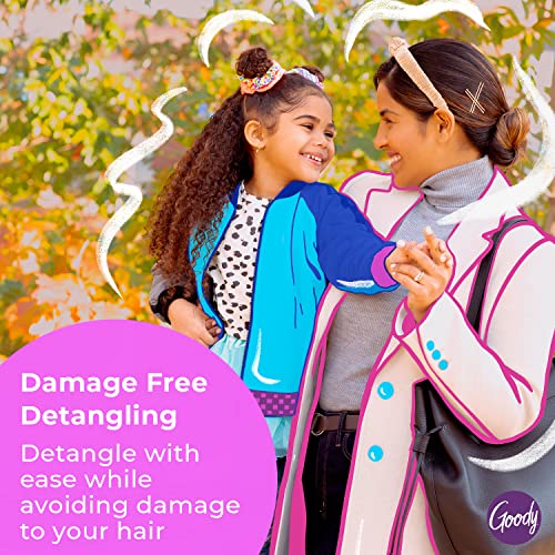 Goody Ouchless Detangling Comb - Pain-Free Hair Accessory for All Hair Types (Pack of 2)