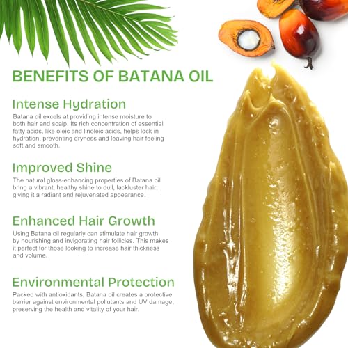 Organic Batana Oil for Hair Growth - 100% Pure & Cold Pressed