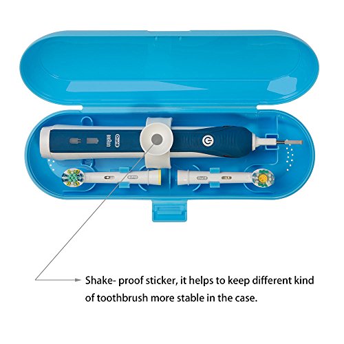 Nincha Electric Toothbrush Travel Case for Oral-B Pro Series Blue