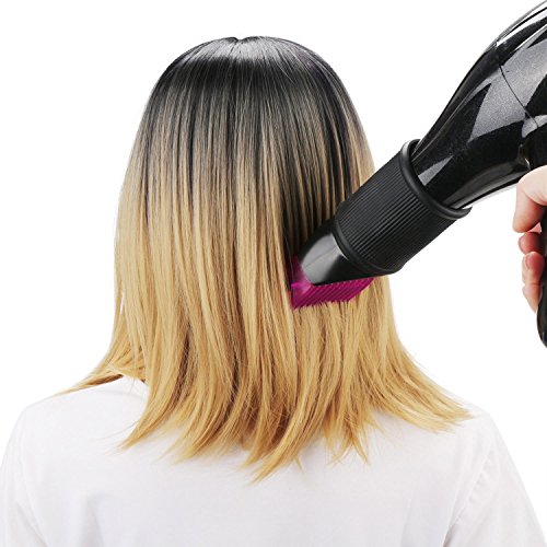 Segbeauty Purple Blow Dryer Comb Attachment for 1.57-1.97 inch Nozzles, Professional Hair Styling Tool