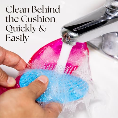 Olivia Garden Aurora Detangler Brush Purple Mini – Wet & Dry Hair, Fine to Medium