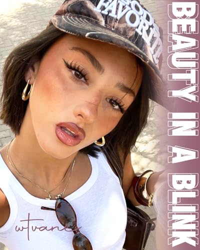 Brown Spiky Eyelash Clusters 8-14mm - Manga Effect Wispy Lashes