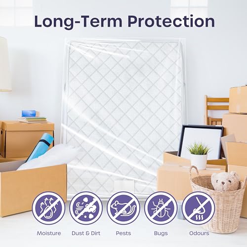 Heavy Duty Waterproof Mattress Storage Bag for Moving - Full Size