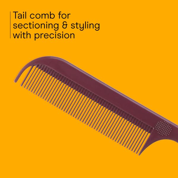 Conair 3-Piece Slick Back Hair Styling Comb Set for Sleek Hair & Edges