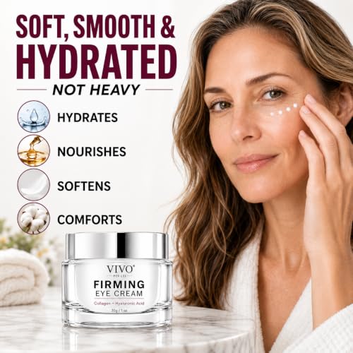 Vivo Per Lei Collagen Eye Cream with Hyaluronic Acid & Niacinamide - 1 Oz