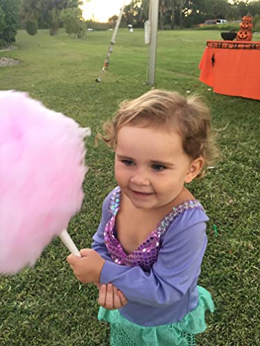 Cotton Candy Cones - 100 Pack White Paper Cones for Parties