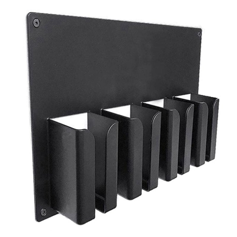 Pineeseatile Hair Clipper Holder Wall Mounted Electric Hair Trimmer Stand Barber Shaver Storage Hanger electric clipper stand, Black