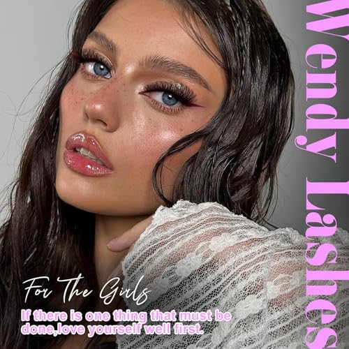 WENDY LASHES Lash Clusters 40D+60D, 560PCS, 10-18mm D-Curl, Customizable Salon Look