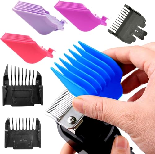 Professional 12 Pack Hair Clipper Guards Set - 1/24" to 1"