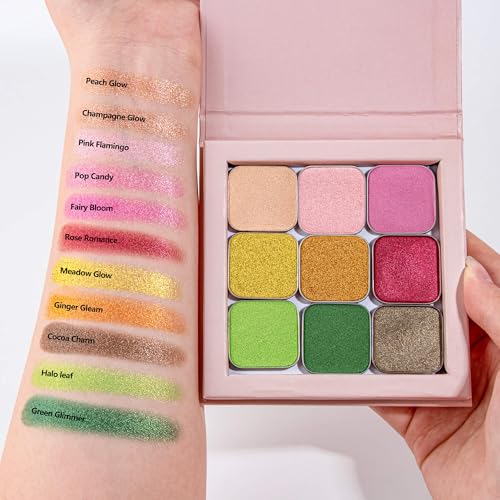 Flamingo Pink Metallic Eyeshadow Refill Pan - Highly Pigmented