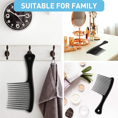 HDAJY Wide Tooth Comb for Wet & Dry Hair - No Damage