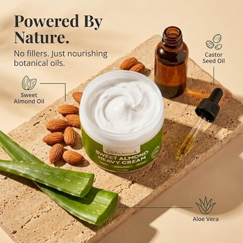 OBIA Naturals Sweet Almond Heavy Curl Cream for Twist Outs & Wash & Gos - 8 oz