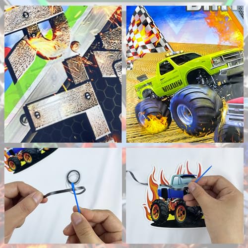 24 PCS Truck Birthday Decorations Set for Boys' Parties